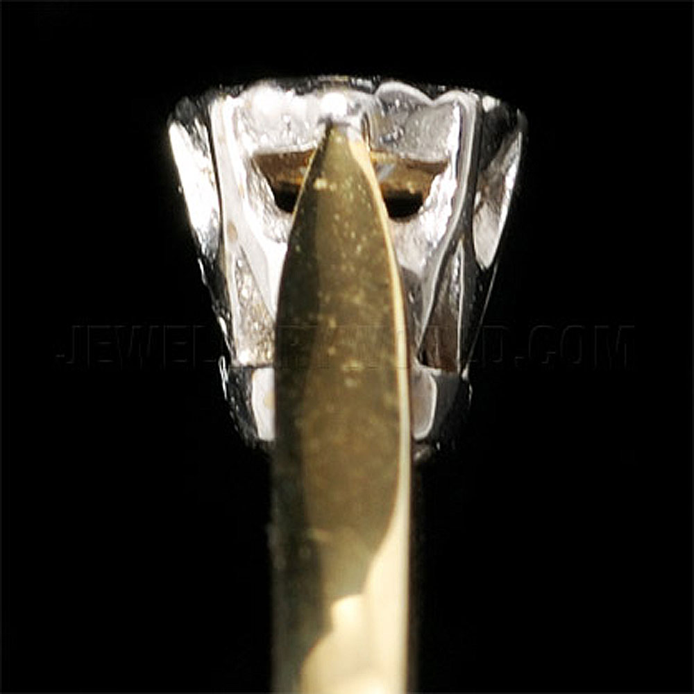 0.20ct Diamond 9ct Gold Grain Set Solitaire Ring - Jewellery World Online