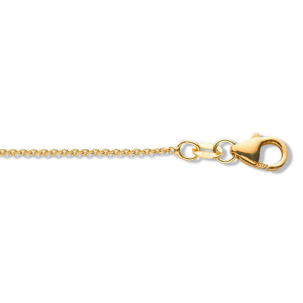 18ct Yellow Gold 1mm Trace Chain - Jewellery World Online