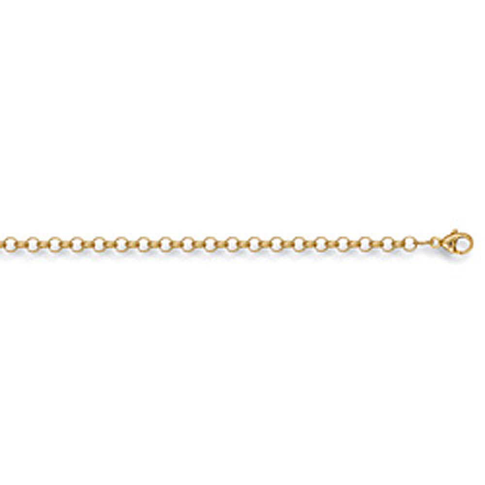 9ct Yellow Gold 3mm Belcher Chain - Jewellery World Online